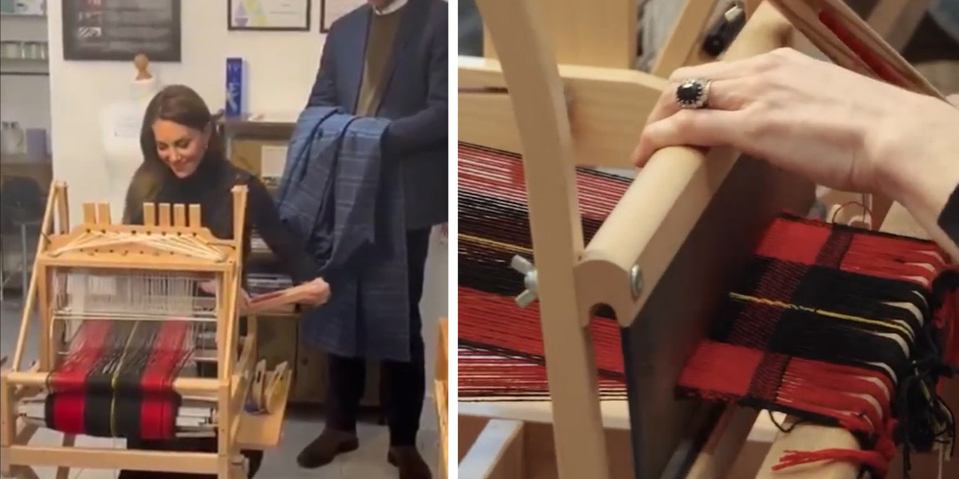 Принц Уильям и Кейт нарушили два правила королевы Елизаветы, когда посещали фабрику тартана