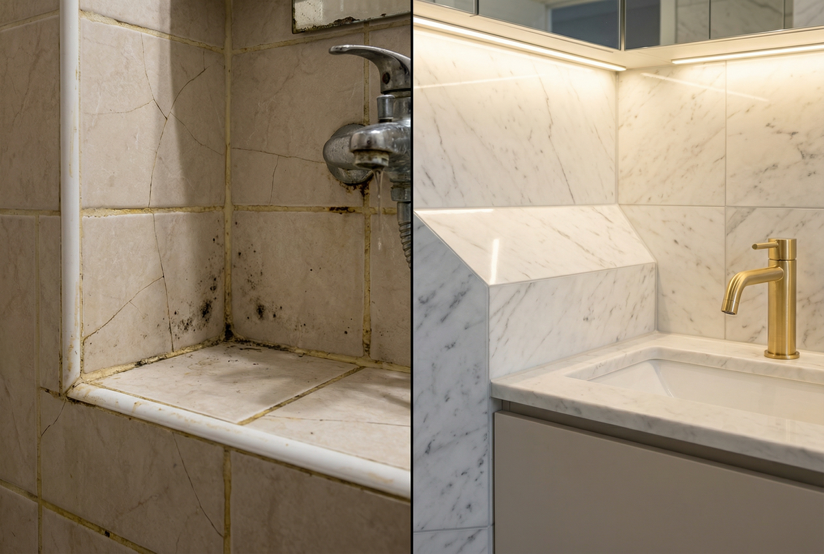 Плитка отвалилась через месяц