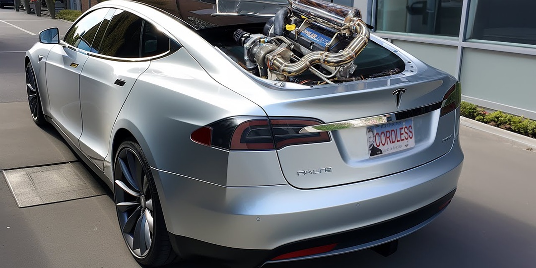 История электрокара Тесла (Гибрид)