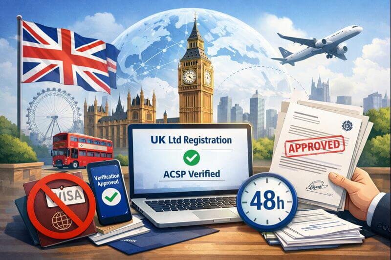 Регистрация UK Ltd для нерезидентов пошагово