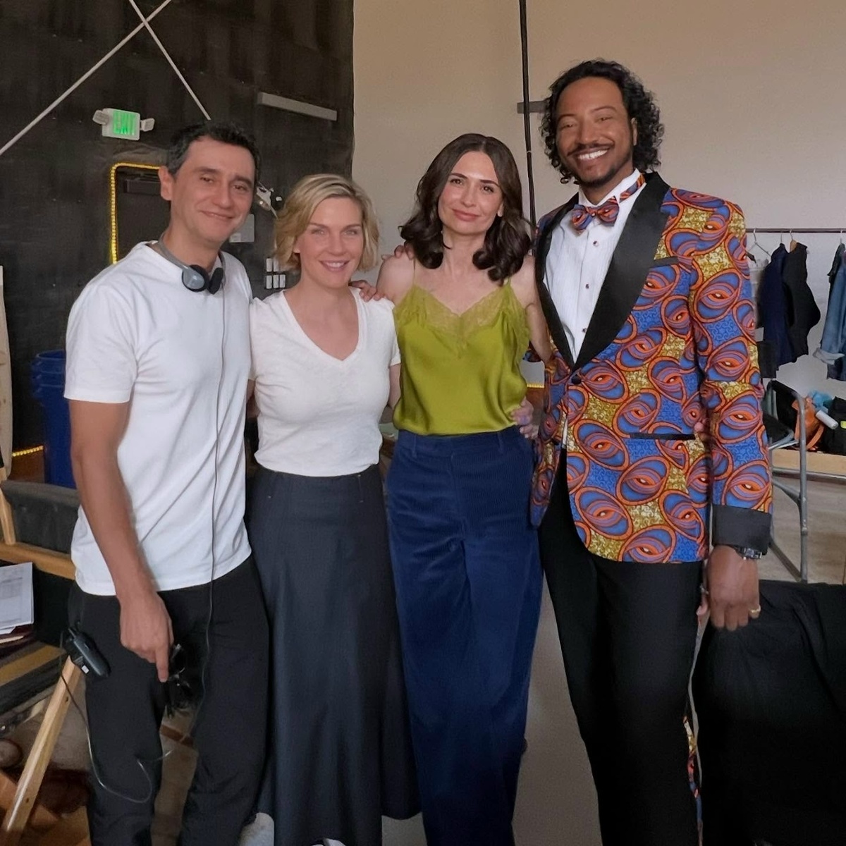 Карлос Мануэль Весга, Рэй Сихорн, Каролина Выдра, Самба Шутте. Кадр со съемок.