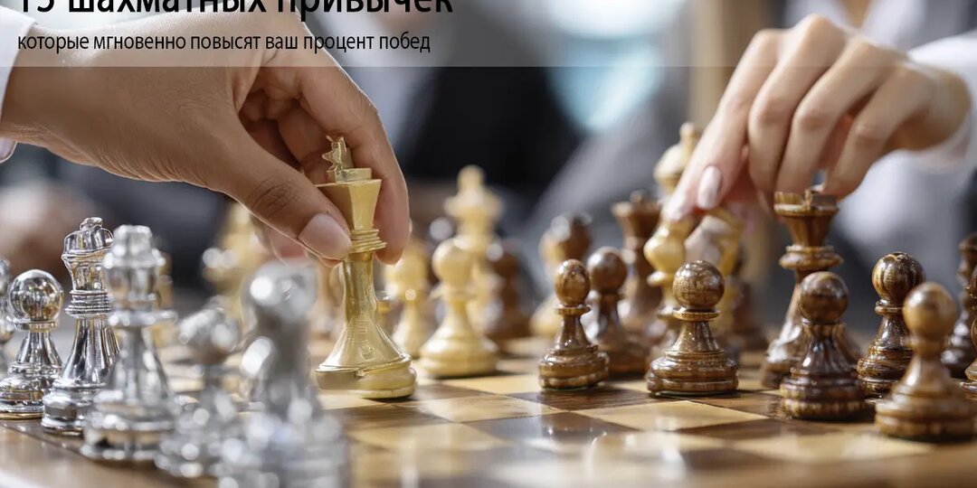 15 шахматных привычек, которые мгновенно повысят ваш процент побед