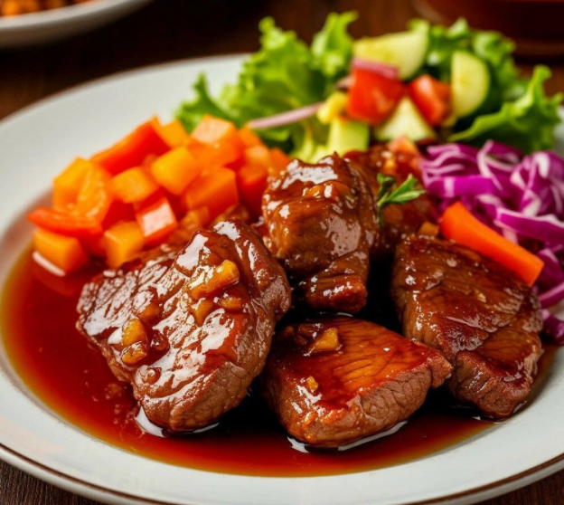 мясо в медовом соусе