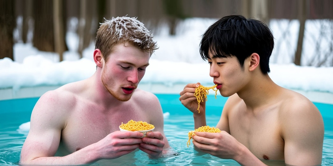 Экстремальная Якутия: иностранцы едут купаться в проруби и есть лапшу на морозе