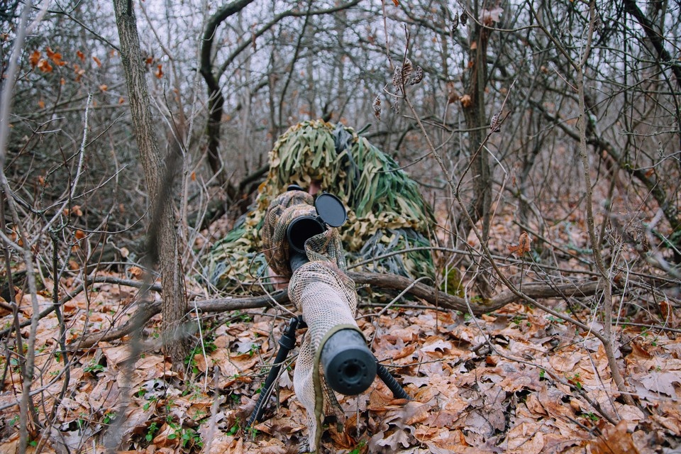    Снайпер Ульф готов к работе Григорий КУБАТЬЯН