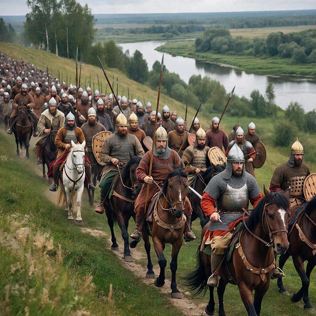 Русская дружина.