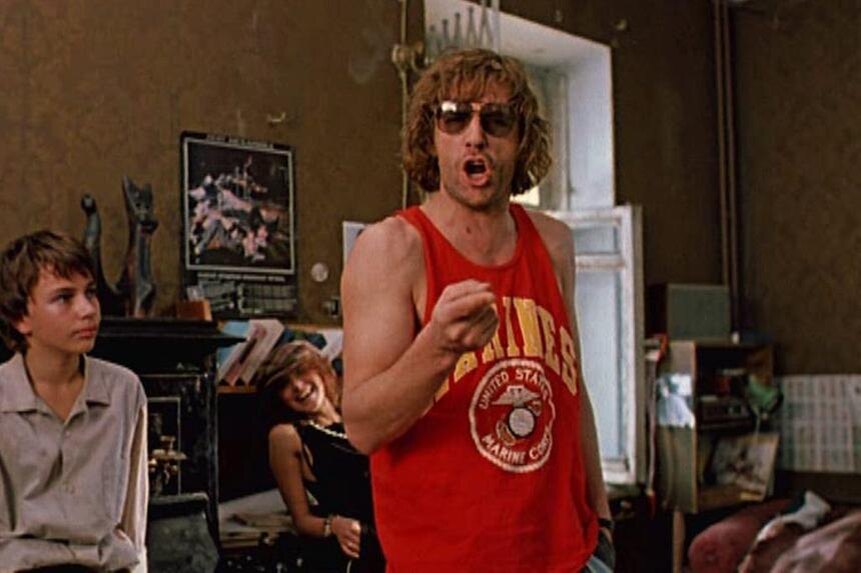 "Чёрная роза - эмблема печали, красная роза - эмблема любви"  1989г