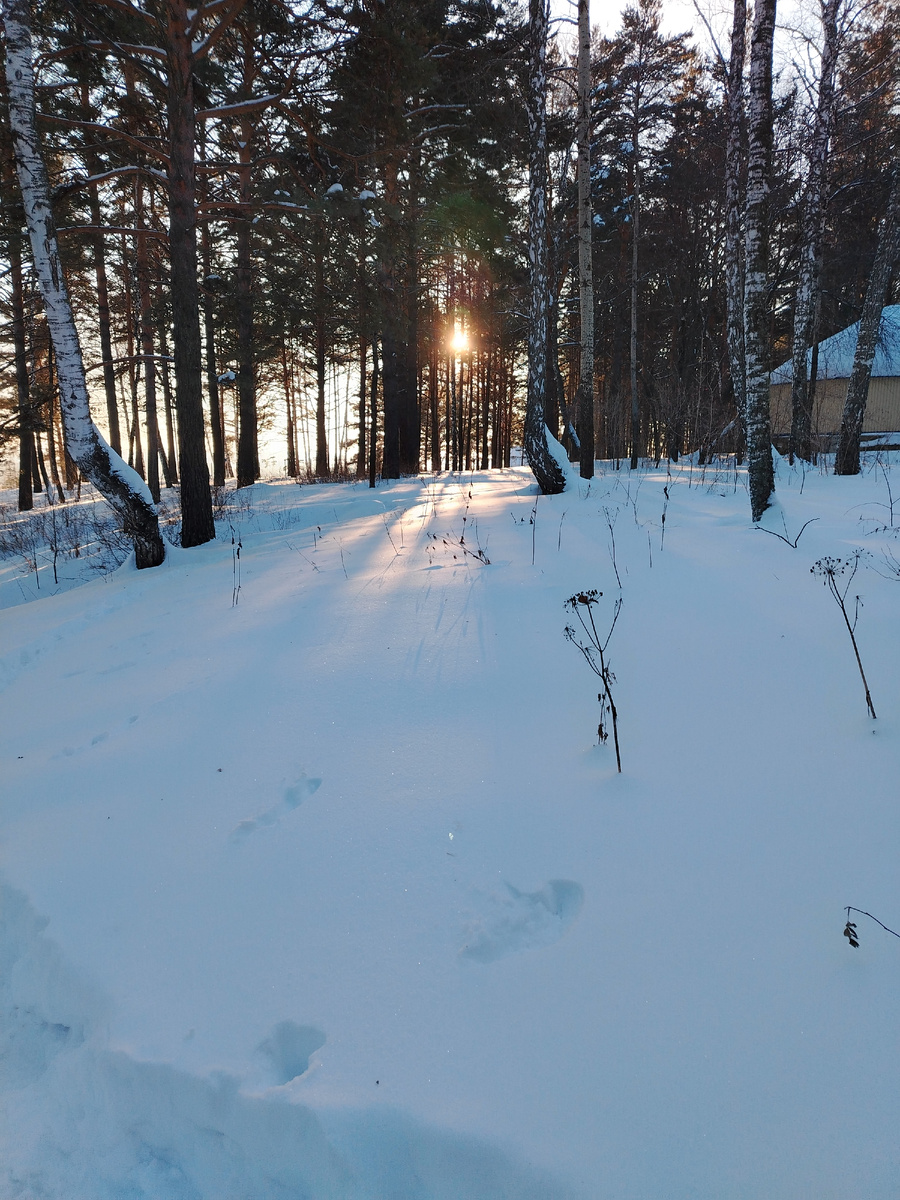 Синий Утес зимой