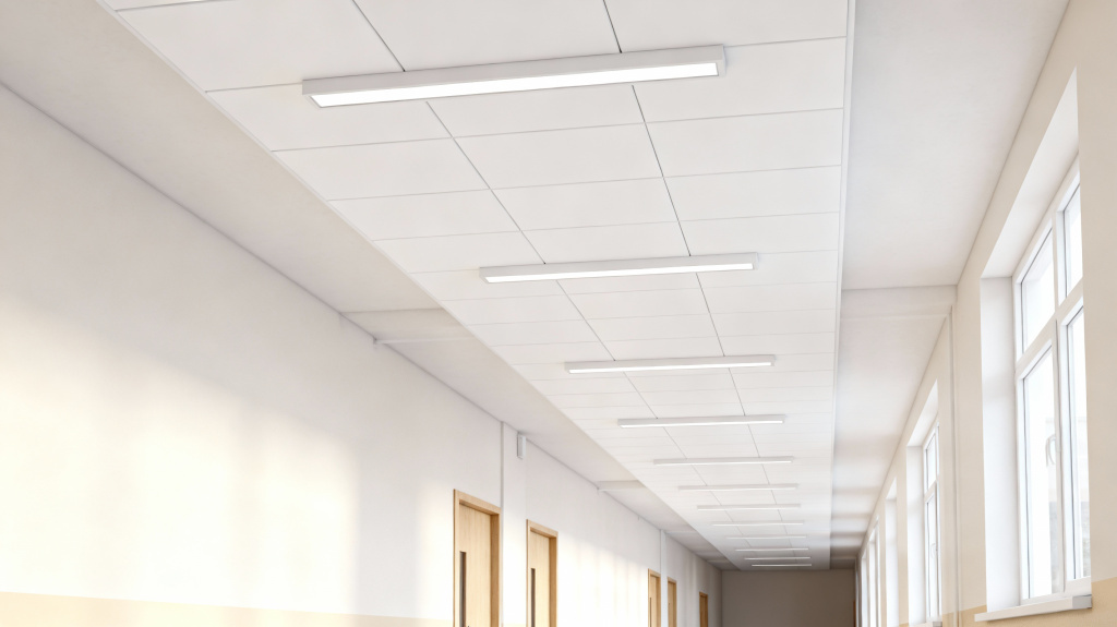 Гипсовиниловые плиты Xellma BIO "Юпитер" 600x600 мм: влагостойкие, Г1 и идеальны для уборки.
