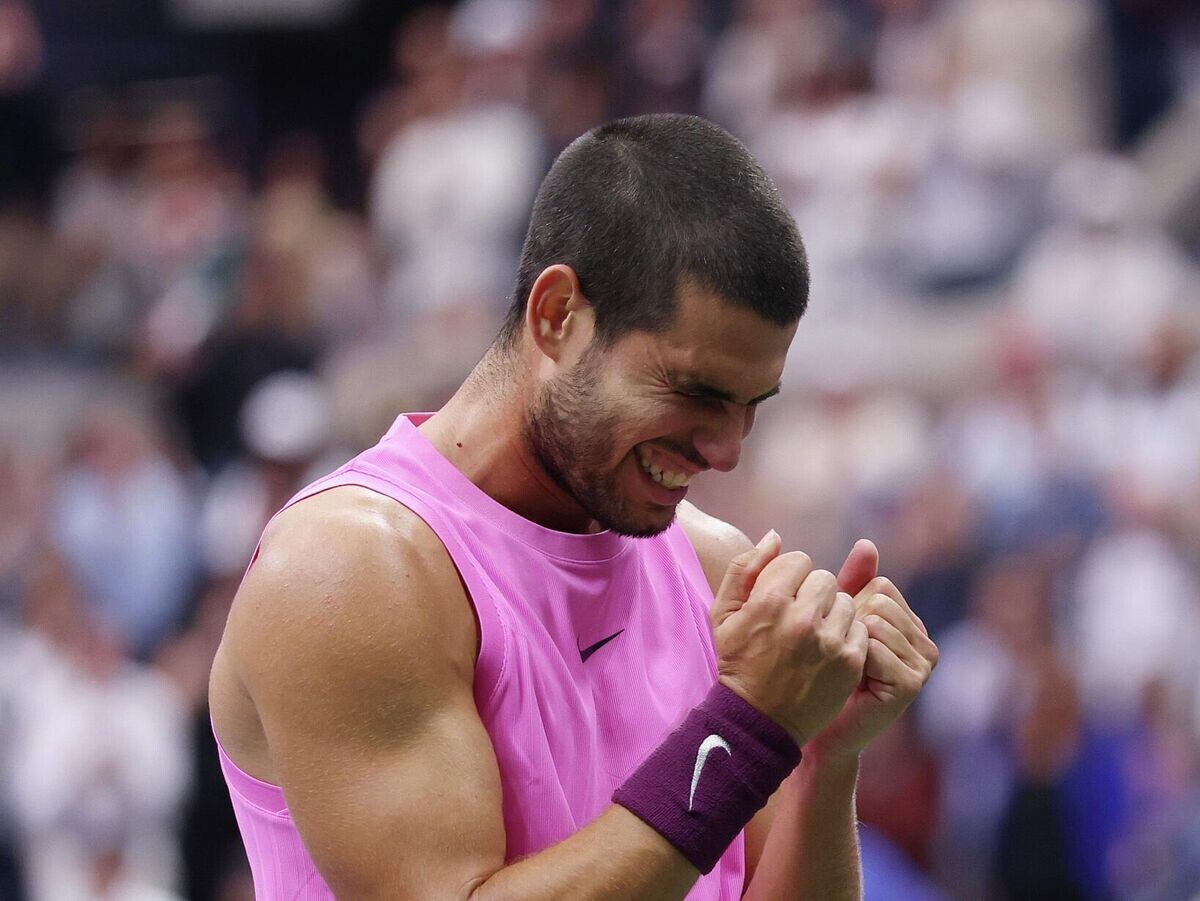    Испанский теннисист Карлос Алькарас на Открытом чемпионате США 2025 года | © Фото : Соцсети US Open