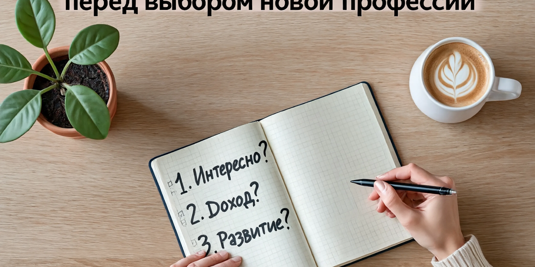 ЧЕК-ЛИСТ: 10 ключевых вопросов перед выбором новой профессии