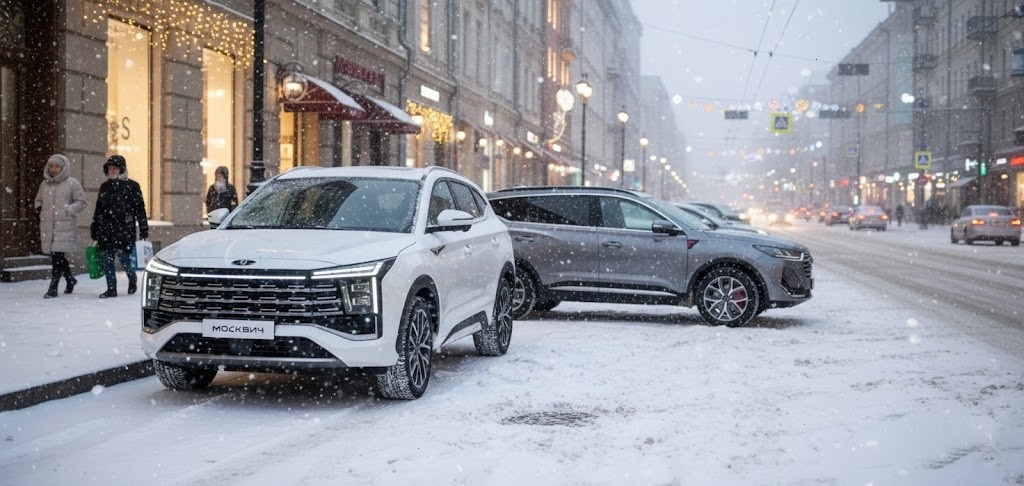 Москвич 8 против Chery Tiggo 7 Pro Max: кто кого? Сравнил две машины и понял, за что "Москвич" просят на 600 тысяч больше