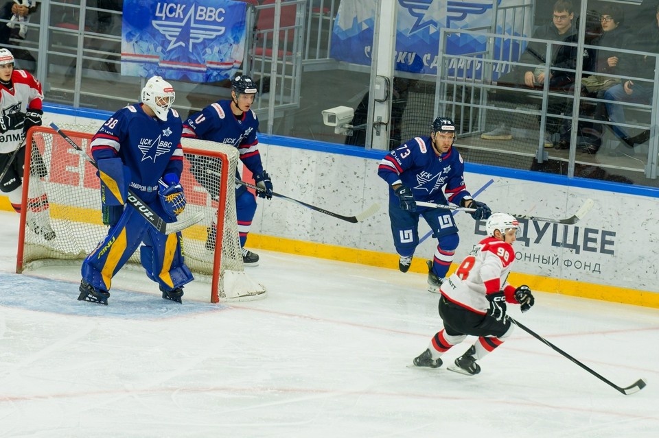    Следующие пять игр ЦСК ВВС проведет дома. Фото: https://vk.com/cskvvs63