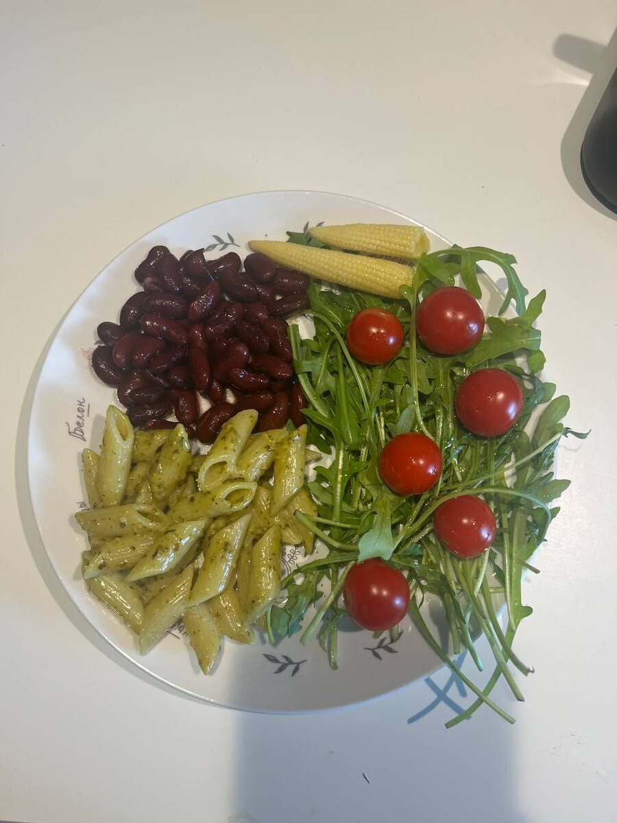 Сделайте правило: хотя бы один приём пищи в день по методу тарелки