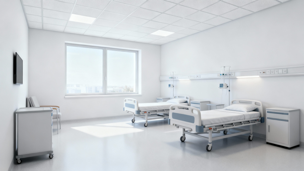 Медицинские потолки Xellma с вентиляцией: чистый воздух без видимых воздуховодов.