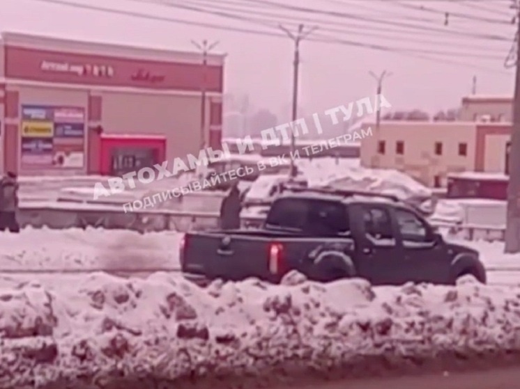     скриншот из telegram-канала «Автохамы и ДТП. Тула»
