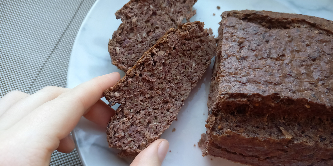 Фасолевый хлеб без муки с большим содержанием белка и клетчатки