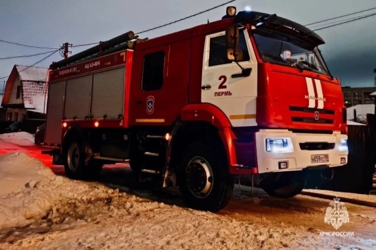    В Пермском крае при пожаре в жилом доме погиб человек