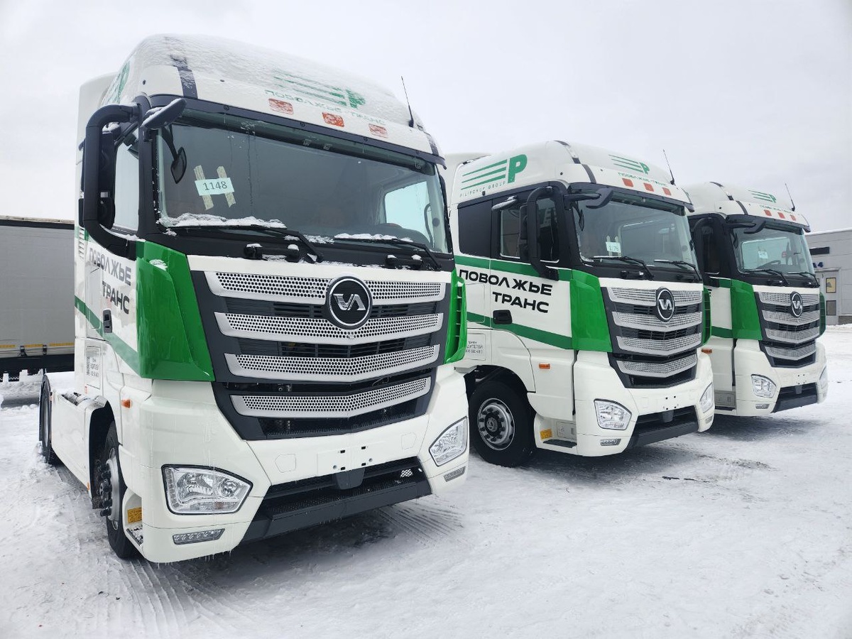 123 новых тягача «Валдай 45» поплнили собственный автопарк «Поволжье Транс».