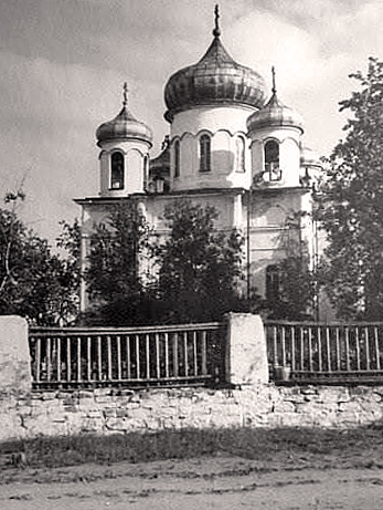 Так выглядел Крестовоздвиженский собор в 1942-м году. Фото из Архива финских вооруженных сил "SA-Кuva".