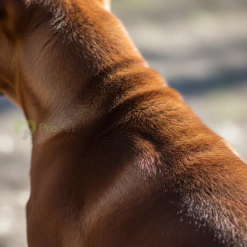 Крупный план риджа на спине тайского риджбека