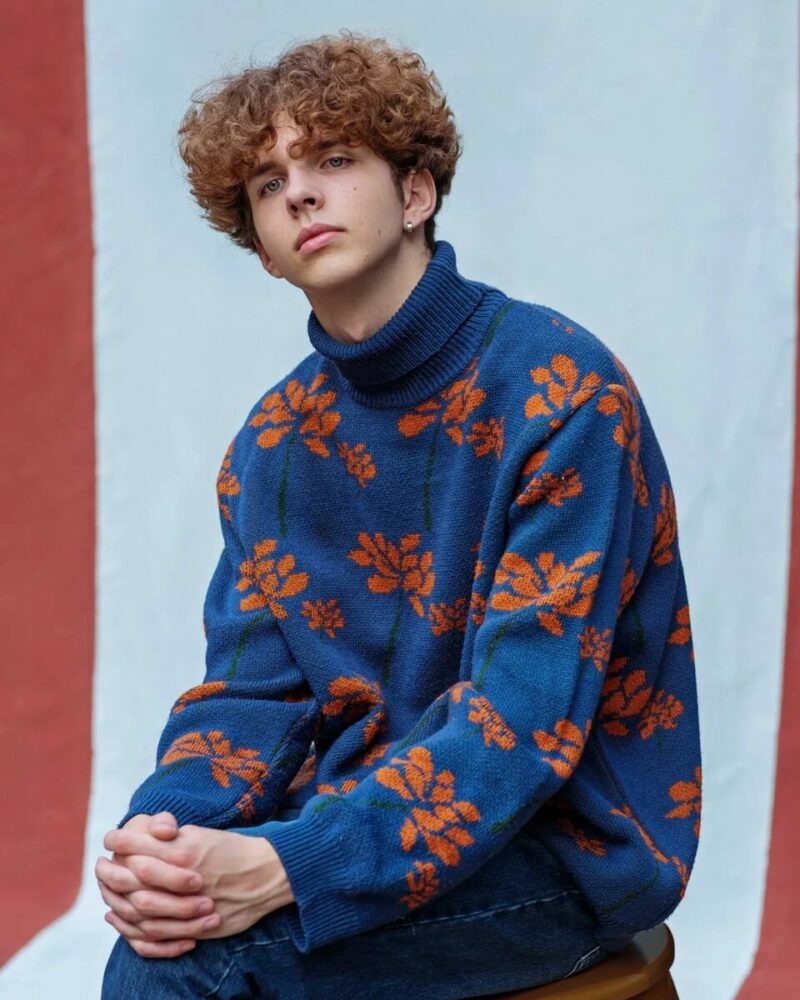    Фёдор Куравлёв, средний внук, внешне похож на маму.