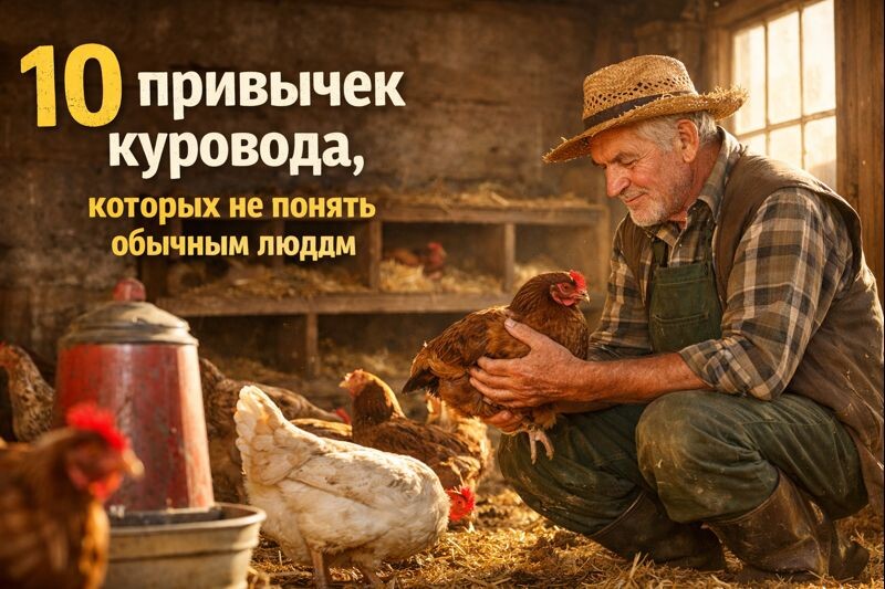 10 странных привычек куровода, которые не понять обычным людям