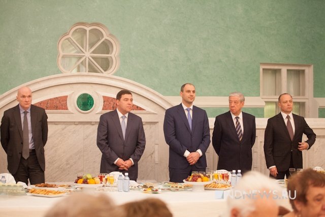    Бал прессы, 2016 год. Евгений Куйвашев – губернатор Свердловской области, Денис Паслер – председатель правительства