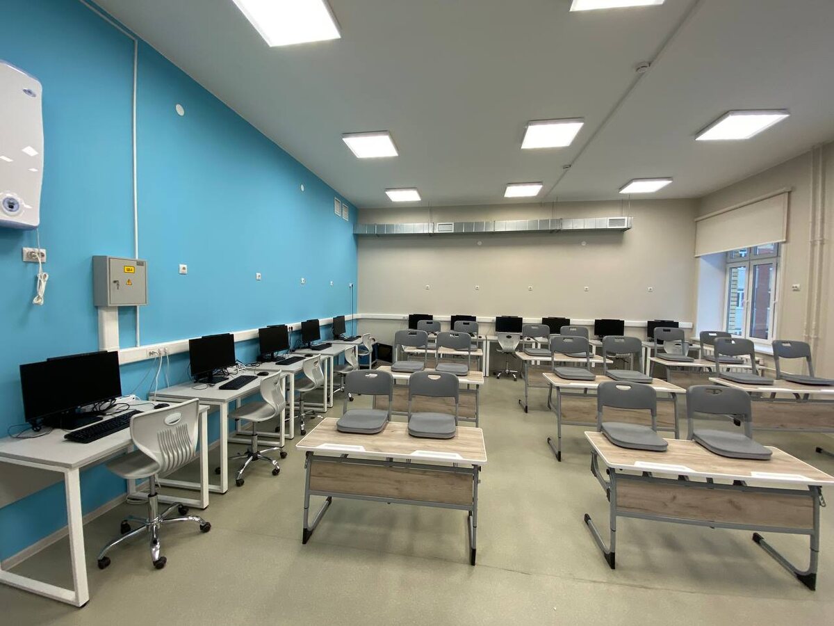 Реализованный проект по оборудованию компьютерных классов в г. Чебоксары.