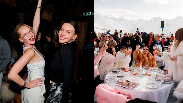 VIP-праздник Rendez-Vous в Куршевеле. Фото © Telegram / Rendez-Vous (Рандеву)