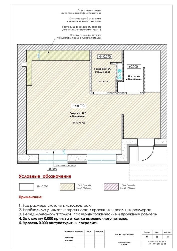 Разработка дизайн-проекта командой Лига Ремонта
