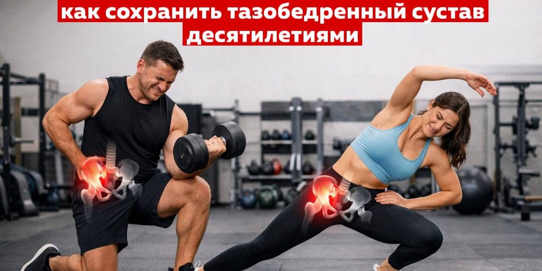 Спорт без боли: как сохранить тазобедренный сустав десятилетиями