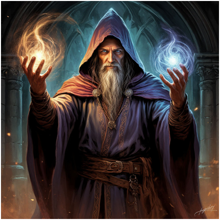 Сгнерировано ИИ- чёерная магия в действии была, есть и будет.