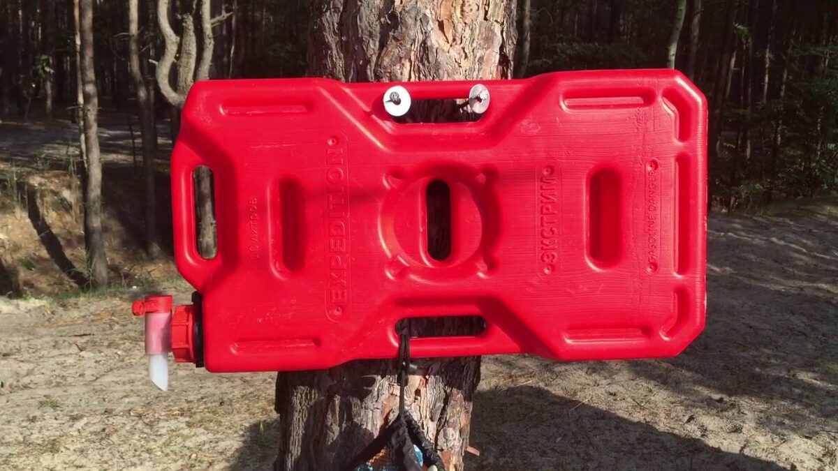 Канистра "Экстрим" в естественной среде использования