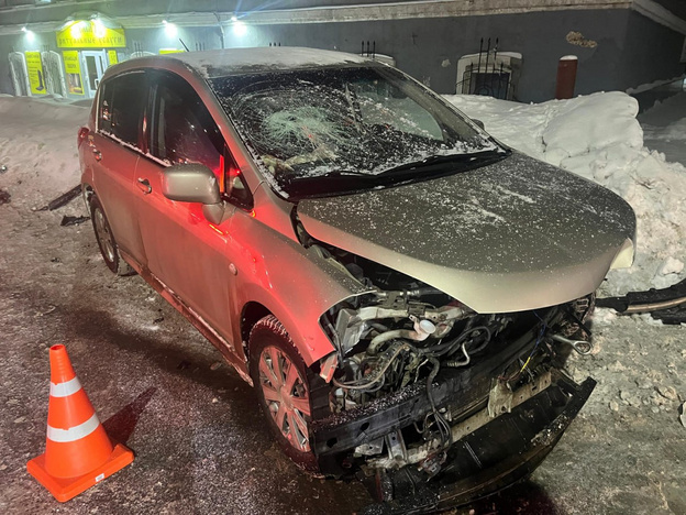    В Слободском столкнулись «Ниссан» и «Ауди», пострадал водитель