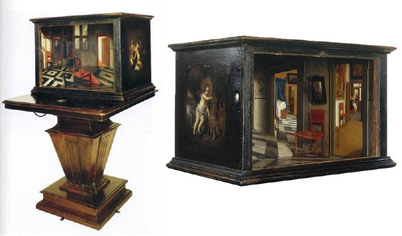 Камера, сделанная Самюэлем ван Хоогстратеном. Изображение взято с сайта www.onaturmorte.ru