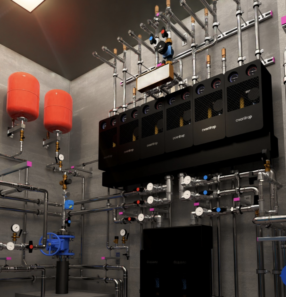 Так выглядит автоматика премиальной котелной