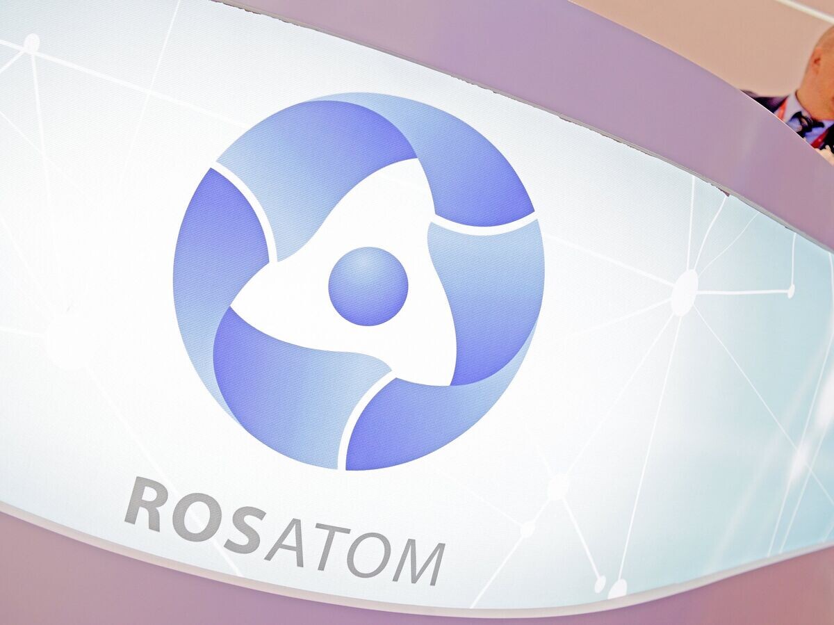    Стенд компании "Росатом" на форуме "Российская энергетическая неделя". 4 октября 2018© РИА Новости . Евгений Биятов
