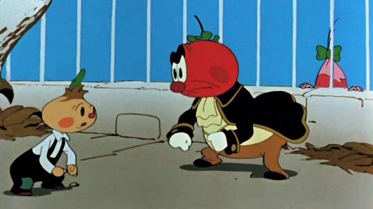 Кадр из мультфильма «Чиполлино»