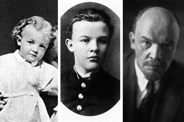    Ленин в детстве, юности, зрелости. Фото: Коллаж АиФ