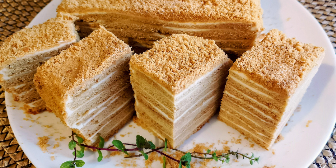 Ленивый «Медовик» без раскатки коржей