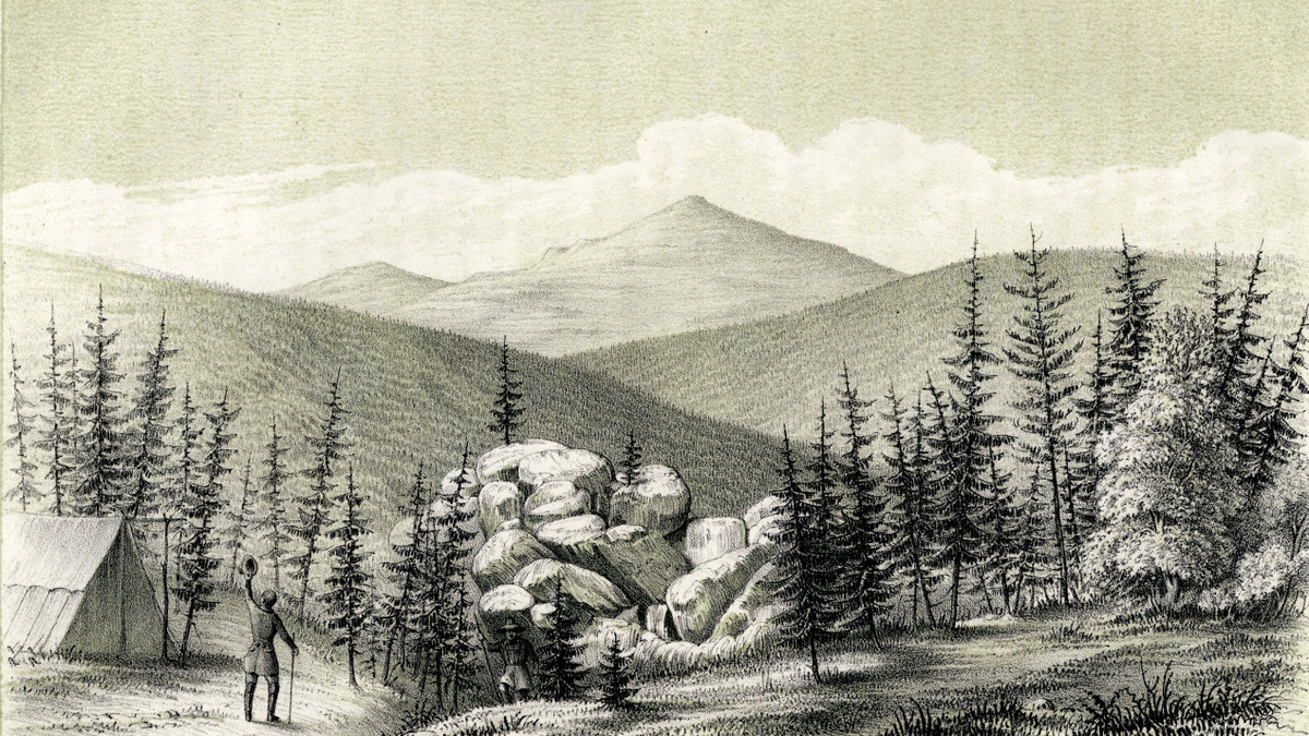 Уральская экспедиция. Вид горы Койп. Фото: Научный архив РГО