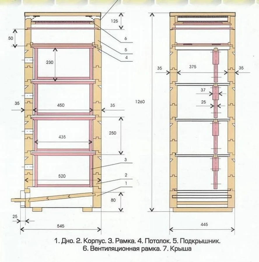 Улей рута фальцевый
