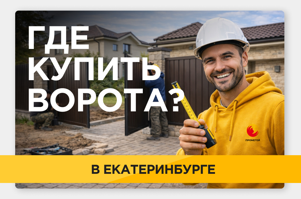 Все виды ворот в Прометей "под ключ"