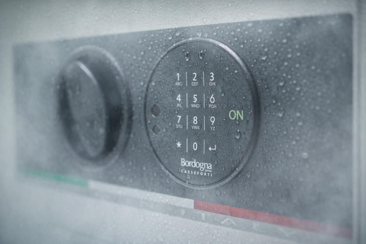 Электронный замок Bordogna выдержит многое, в отличие от батареек, контактов и проводки: они не любят влагу 