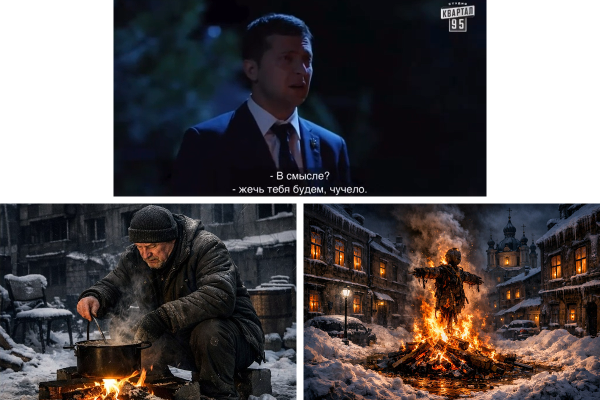    Фото: коллаж RuNews24.ru; скрин видео из сериала "Слуга народа", источник: youtube.com