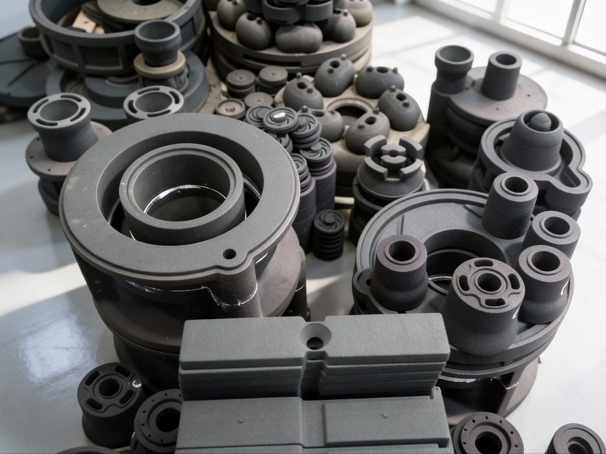 Напечатанные песчано-полимерные формы для литья. 