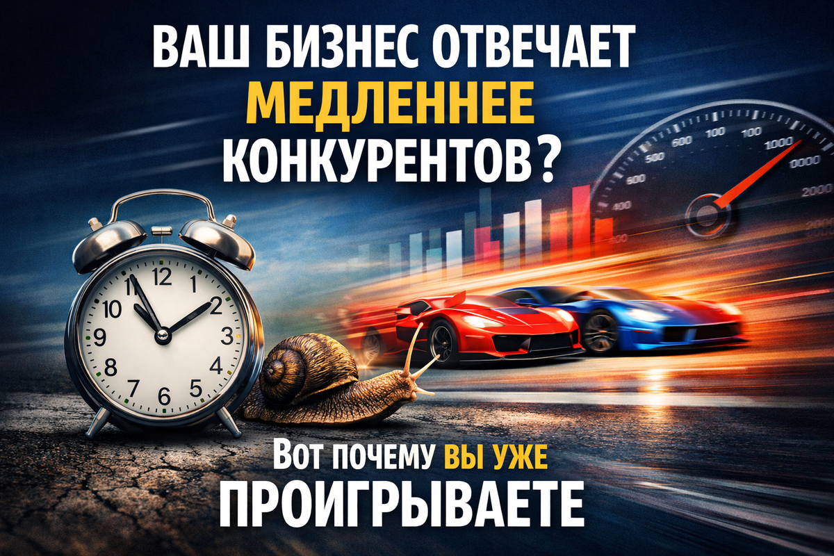    Ваш бизнес отвечает медленнее конкурентов? Вот почему вы уже проигрываете Никита Титов