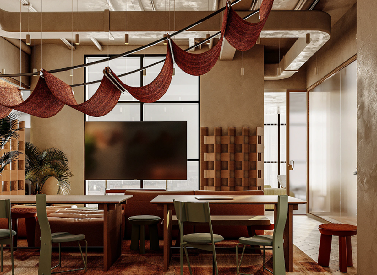 Концепт комнаты отдыха от студии Reel Studio