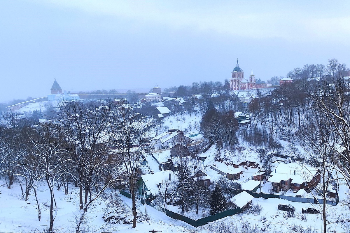 Панорама Смоленска с Соборной горы. Фото автора